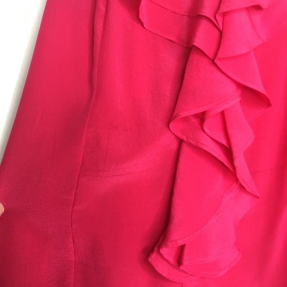 Silence + Noise - 100% Silk Pink Blouse - Medium - Picture 5 of 11